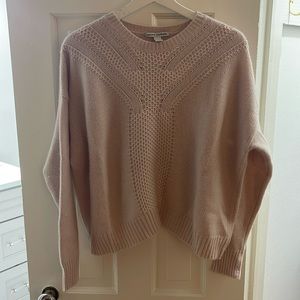 Blush Pink Autumn Cashmere Size Small Sweater